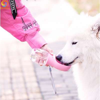 Portable Dog Water Bottle Pet Water Dispenser Antibacterial Food Grade Leak Proof Dog Cat Travel Drink Bottle Bowl